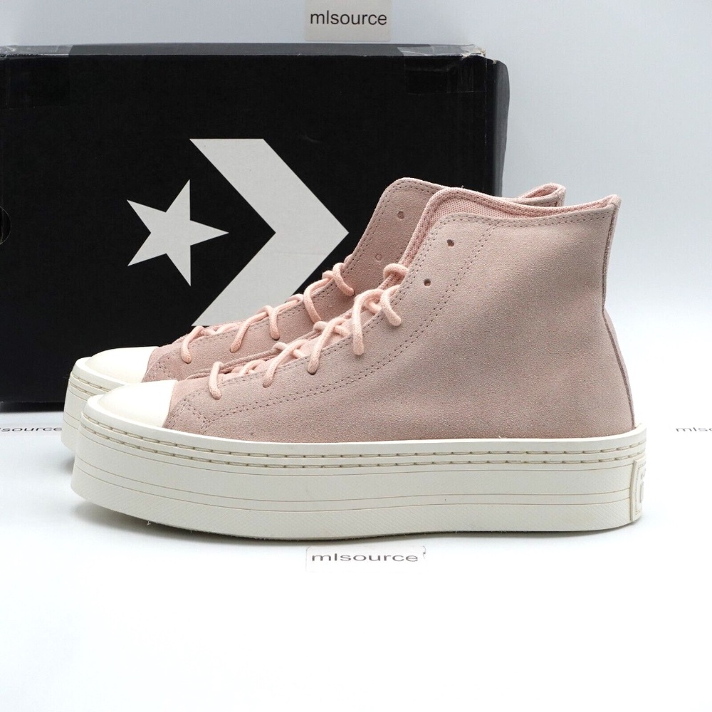 NEW Converse All Star Modern Lift Mono Suede Platform Sneak A04663C